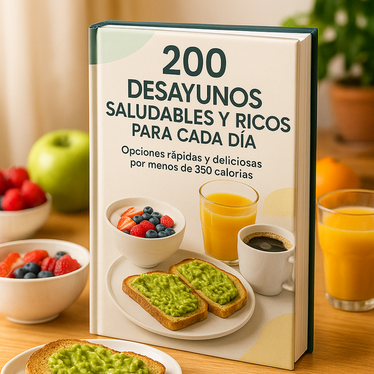 📦200 Recetas Saludables para el Desayuno + 3 Bonos 🎁